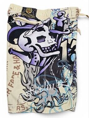 Tatoo Tatoo By Free Spirit Men's Skull Print Board Shorts Swim Trunks Size M